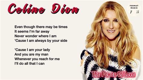 lirik lagu celine dion in some small way|Celine Dion .